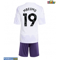 Manchester United Bryan Mbeumo #19 Auswärts Trikotsatz Kinder 2025-26 Kurzarm (+ Kurze Hosen)